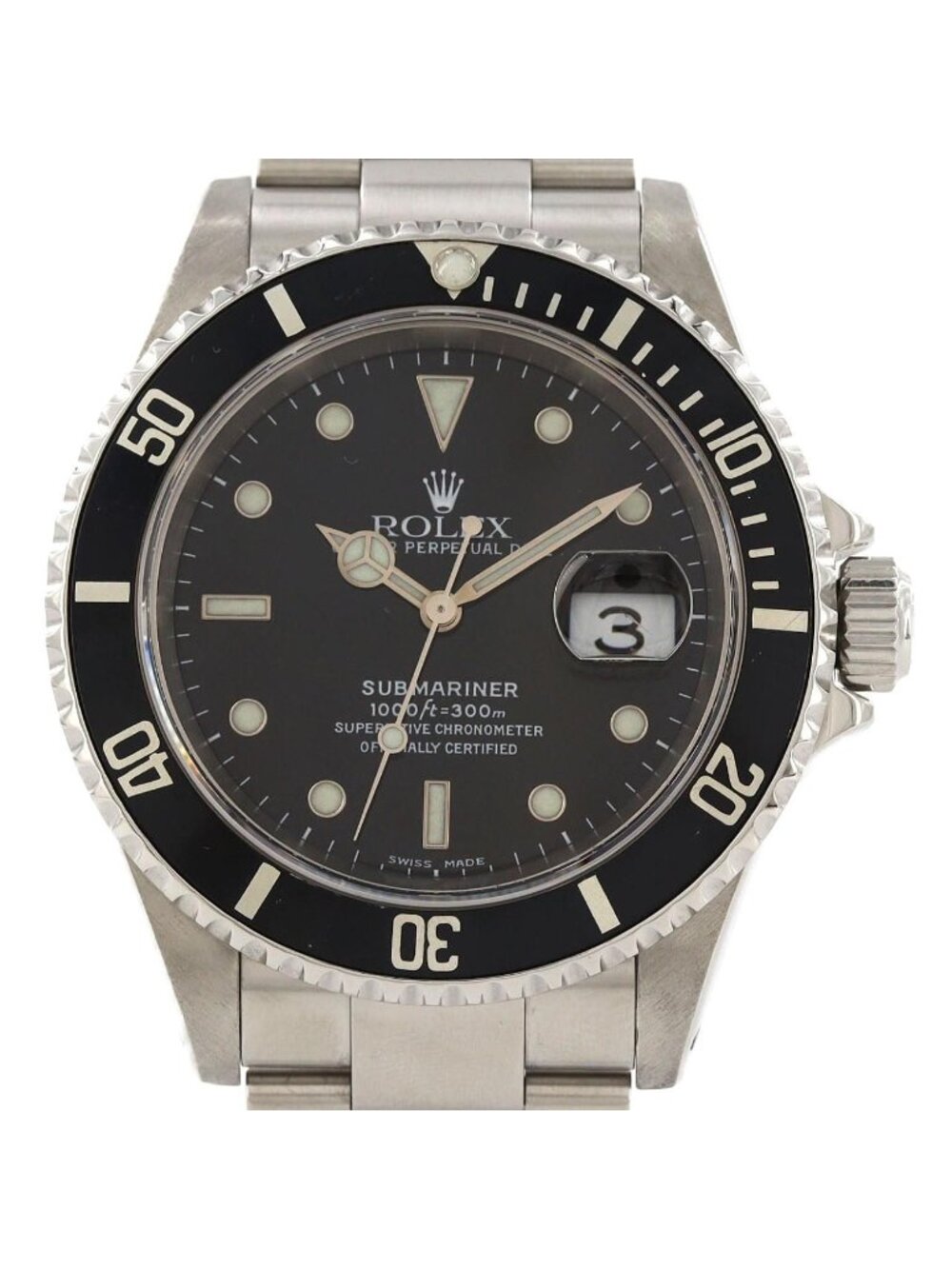 Rolex Submariner Date SS Automatic P Number Watch